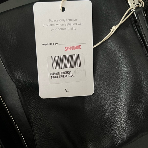 GUISEPPE ZANOTTI OVER KNEE BOOTS/ CAN BE WORN UNDER KNEE! 😁 SIZE 37.5 NWOT - Picture 7 of 13